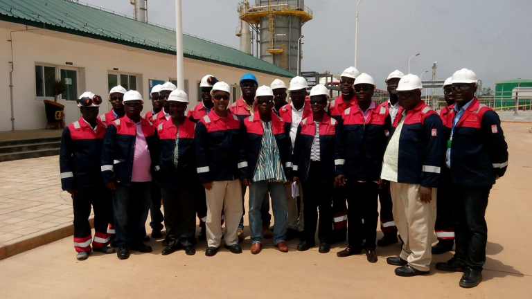 New Ghana Gas Board Visits Atuabo Gas Processing Plant