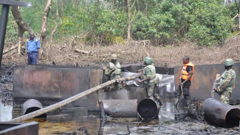 Navy destroys 637 illegal refineries in N’Delta